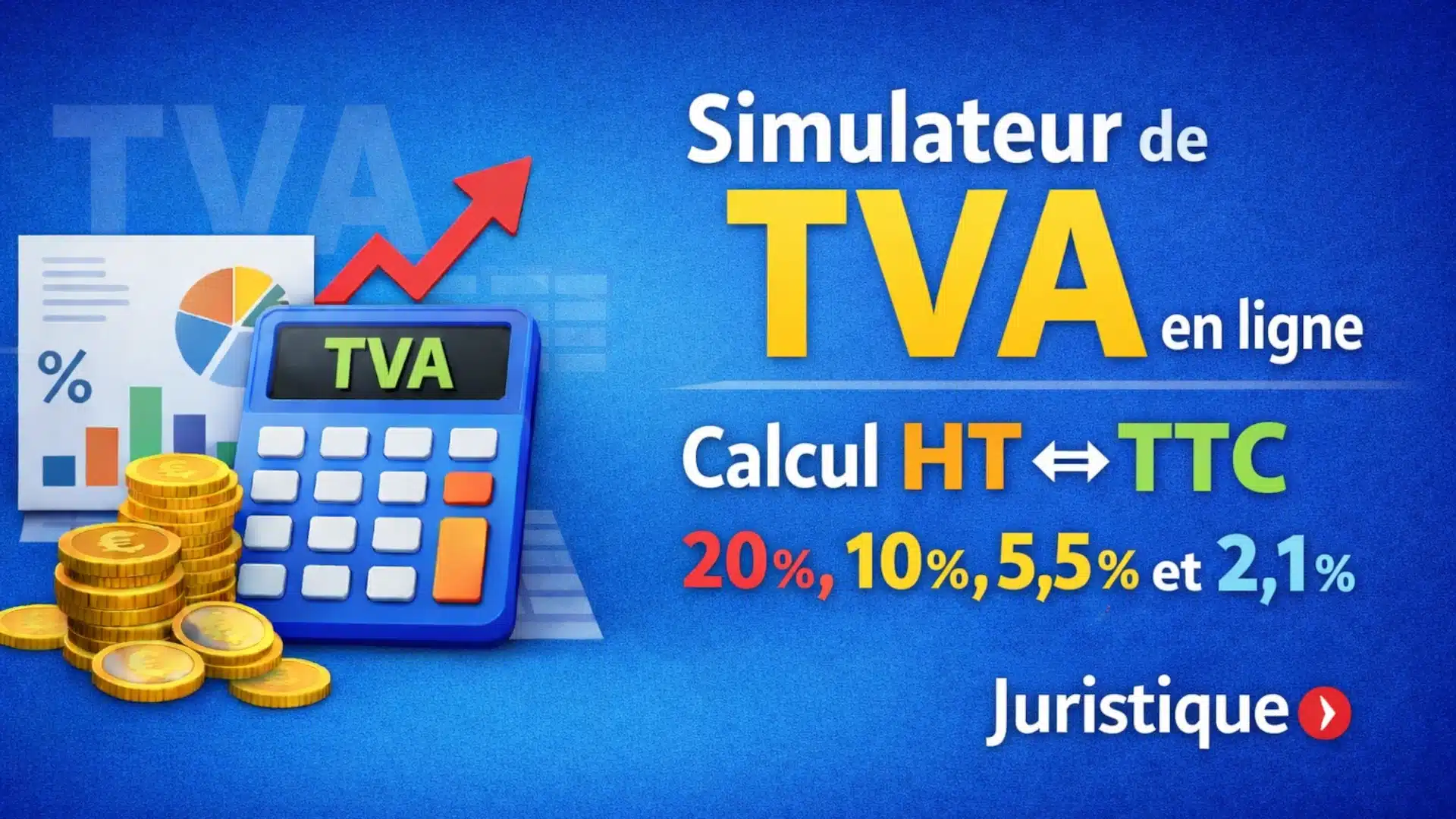 Simulateur de TVA gratuit – Résultats instantanés (hors TVA) ⇄ (TVA incluse)