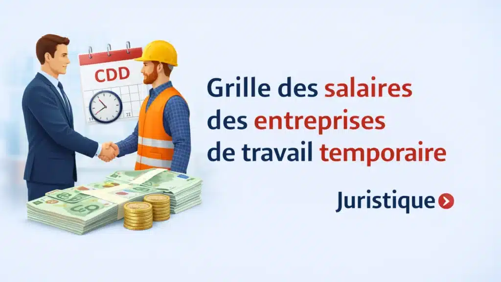 Grille des salaires 2026 des entreprises de travail temporaire