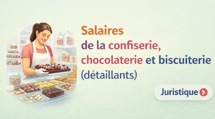 Rémunérations minimales de la confiserie, chocolaterie et biscuiterie en 2026