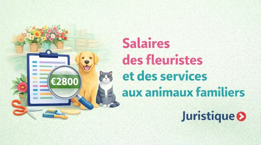 Rémunérations minimales des fleuristes et des services aux animaux familiers en 2026