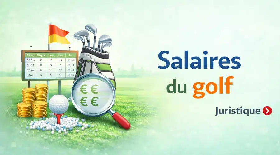 Rémunérations minimales du golf en 2026