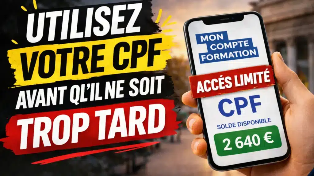 CPF : un droit à la formation sous pression financière