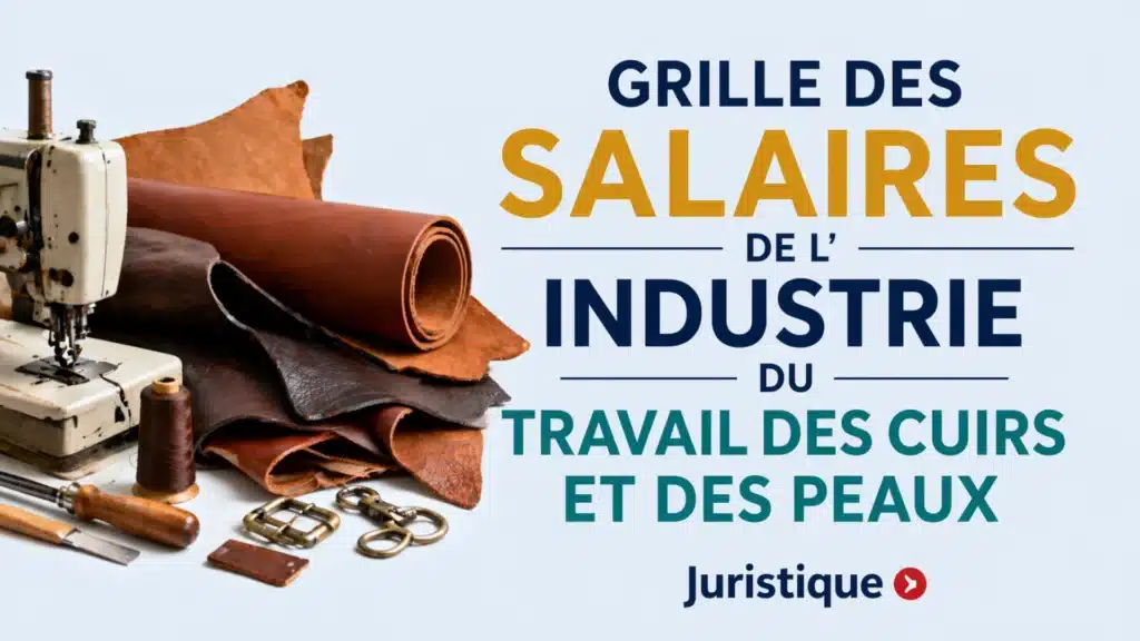 Grille des salaires 2026 de l’industrie du travail des cuirs et des peaux