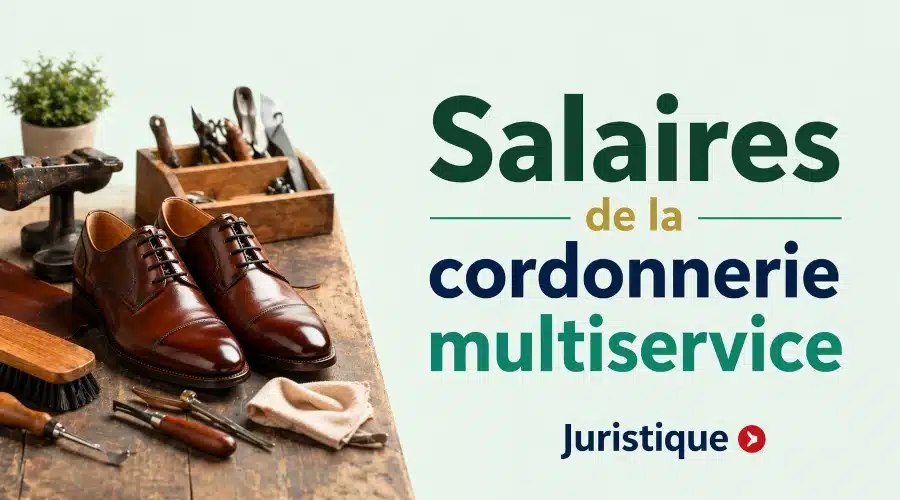 Rémunérations minimales de la cordonnerie multiservice en 2026