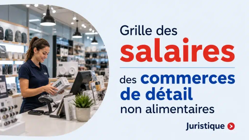Grille des salaires 2026 des commerces de détail non alimentaires