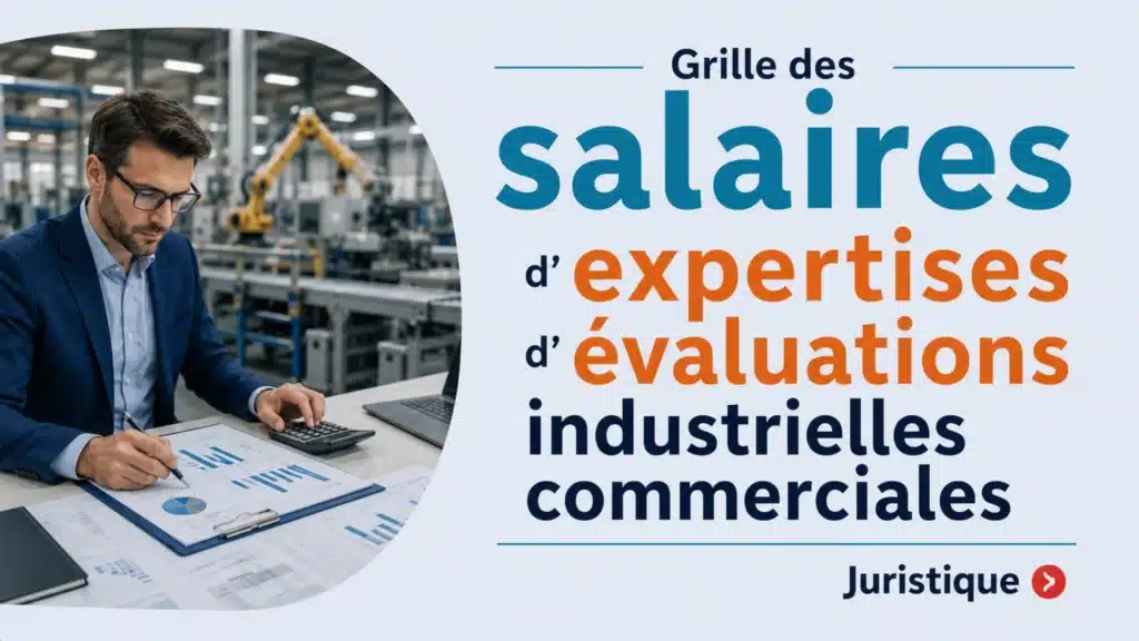 Grille des salaires 2026 d’expertises d’évaluations industrielles commerciales