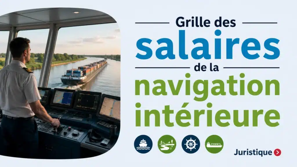 Grille des salaires 2026 de la navigation intérieure