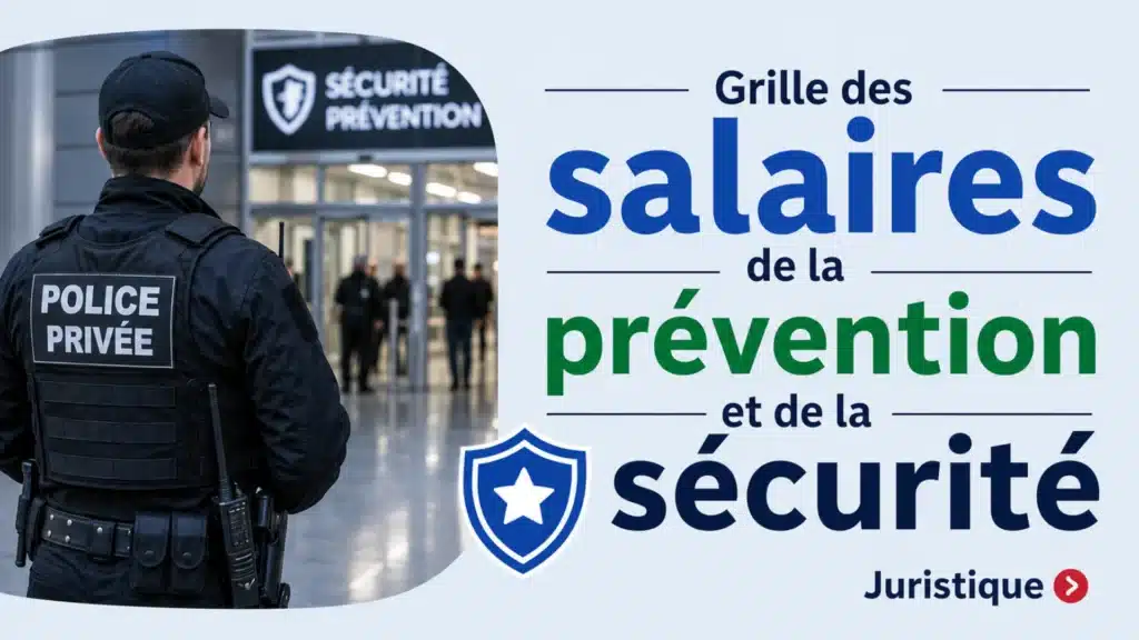 Grille des salaires 2026 de la prévention et de la sécurité