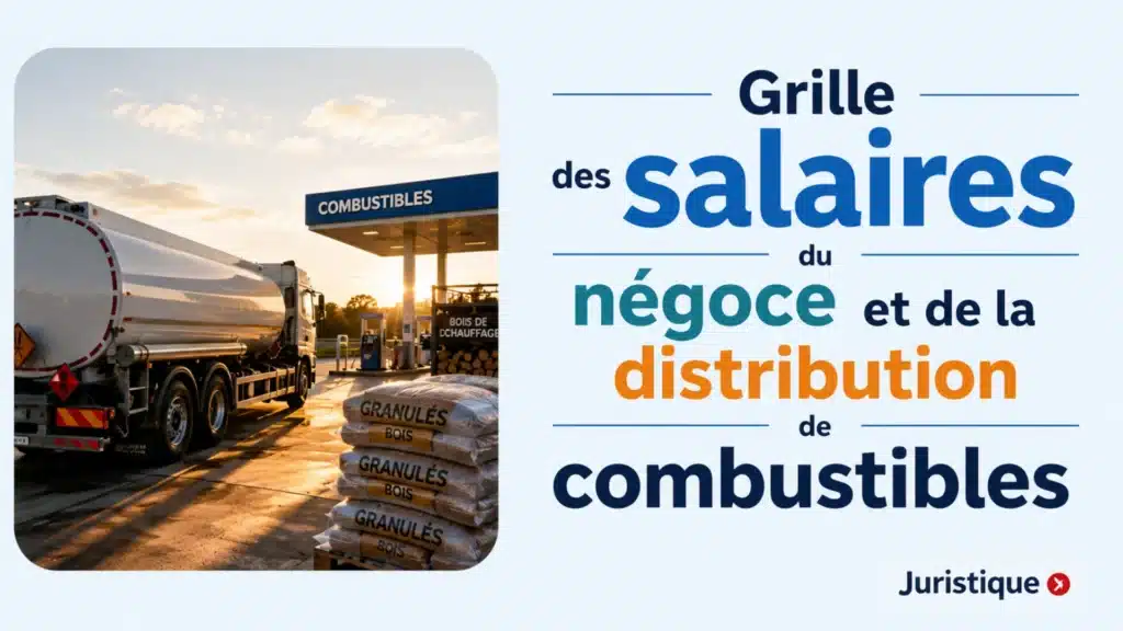 Grille des salaires 2026 du négoce et de la distribution de combustibles