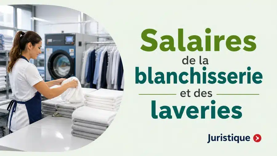 Rémunérations minimales de la blanchisserie et des laveries en 2026