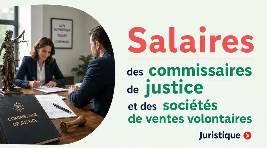 Rémunérations minimales des commissaires de justice et des sociétés de ventes volontaires en 2026