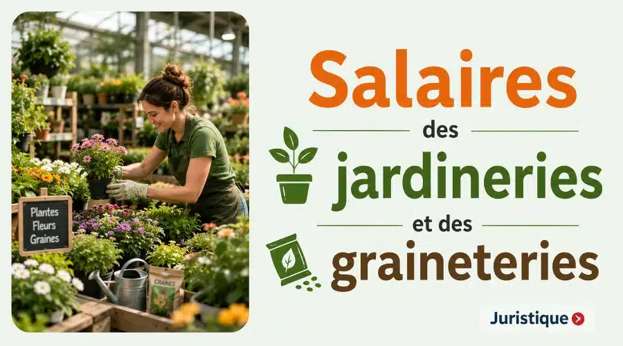 Rémunérations minimales des jardineries et des graineteries en 2026