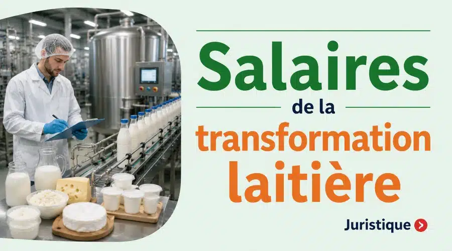 Rémunérations minimales de la transformation laitière en 2026