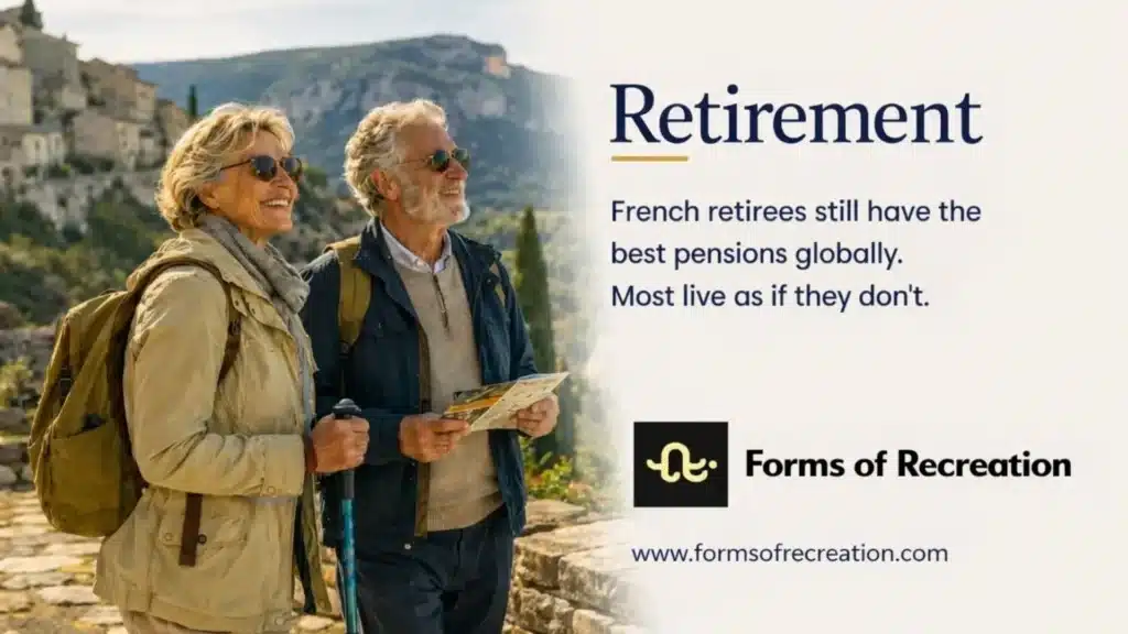 French seniors walking to illustrate leisure in retirement