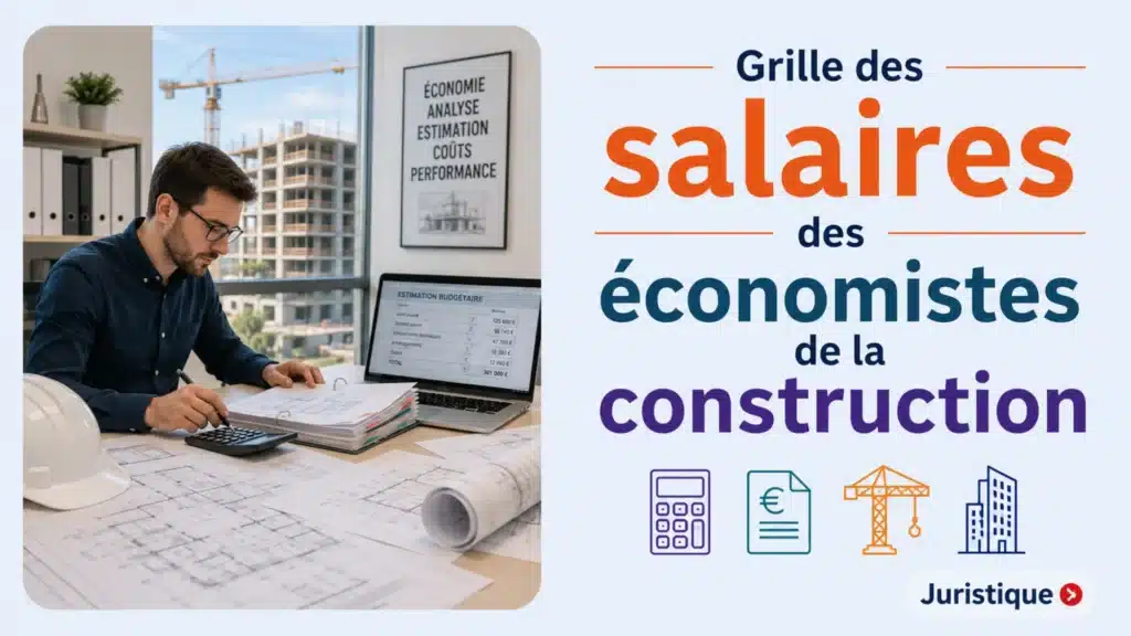 Grille des salaires 2026 des économistes de la construction