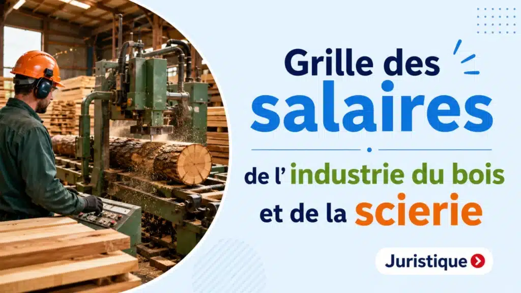 Barème salaires, salaire moyen et salaire minimum de l’industrie du bois et de la scierie en 2026