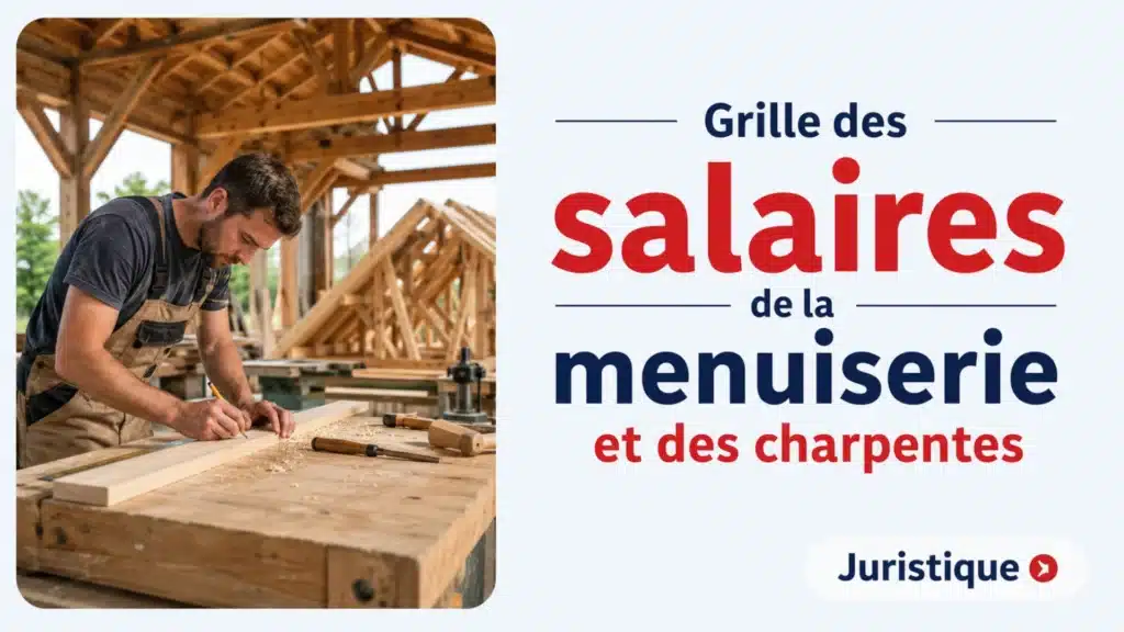 Grille des salaires 2026 de la menuiserie et des charpentes
