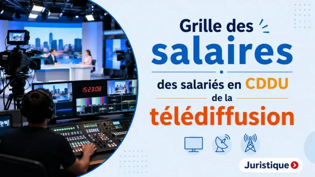 Grille des salaires 2026 des salariés en CDDU de la télédiffusion
