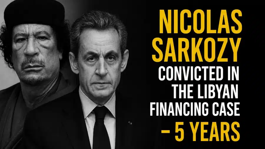 Nicolas Sarkozy convicted at first instance for criminal conspiracy