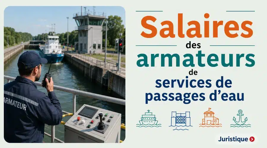 Rémunérations minimales des armateurs de services de passages d’eau en 2026