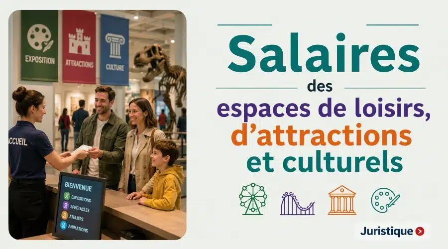 Rémunérations minimales des espaces de loisirs, d’attractions et culturels en 2026