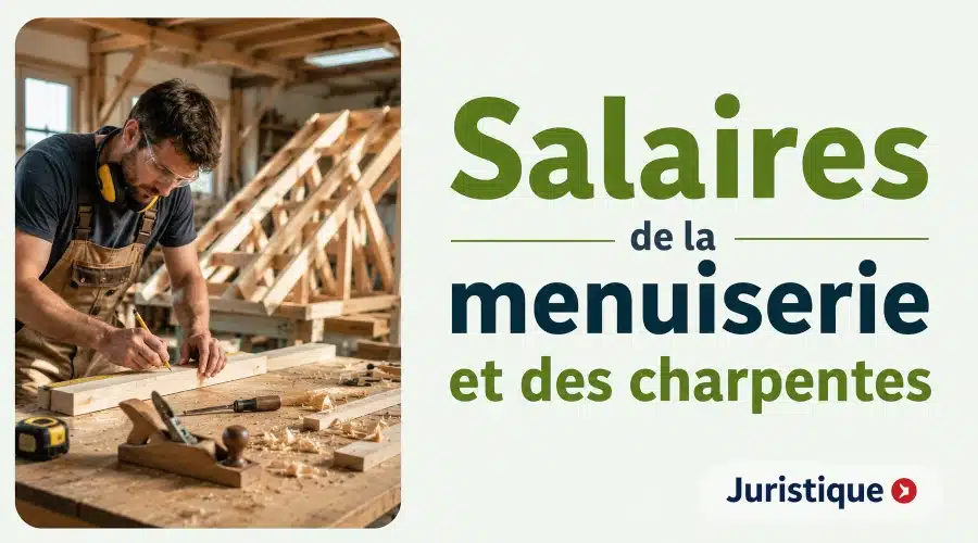 Rémunérations minimales de la menuiserie et des charpentes en 2026