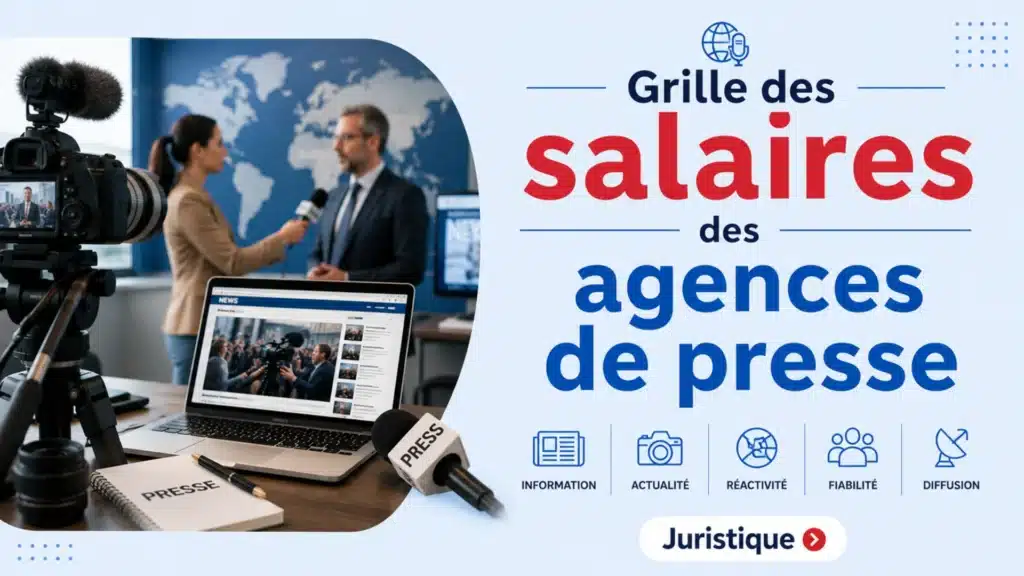 Grille des salaires 2026 des agences de presse
