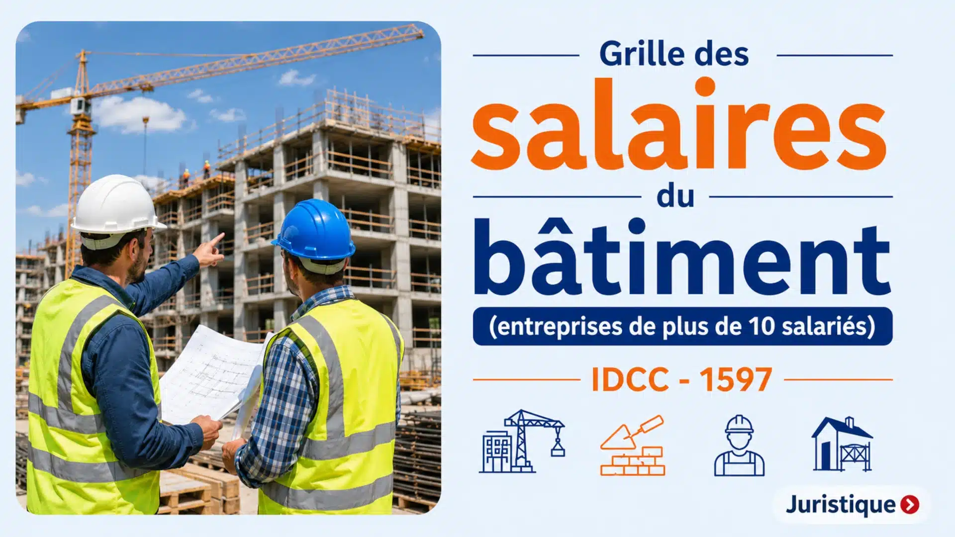 Grille des salaires 2026 des ouvriers du bâtiment (plus de 10 salariés) d’Occitanie