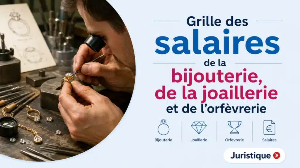 Grille des salaires 2026 de la bijouterie, joaillerie et orfèvrerie