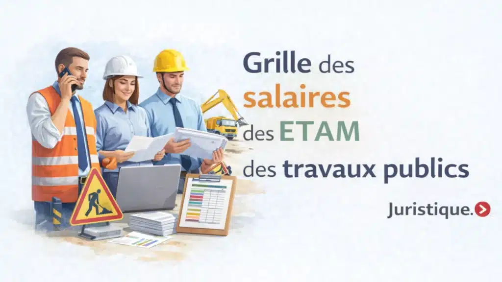 Grille des salaires 2026 des ETAM des travaux publics des Pays de la Loire