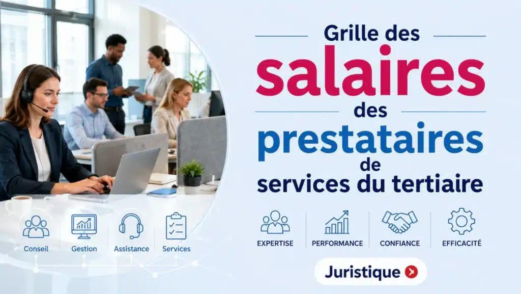 Grille des salaires 2026 des prestataires de services du tertiaire