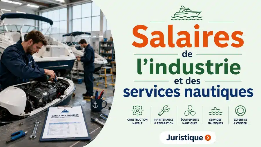 Rémunérations minimales de l’industrie et des services nautiques en 2026