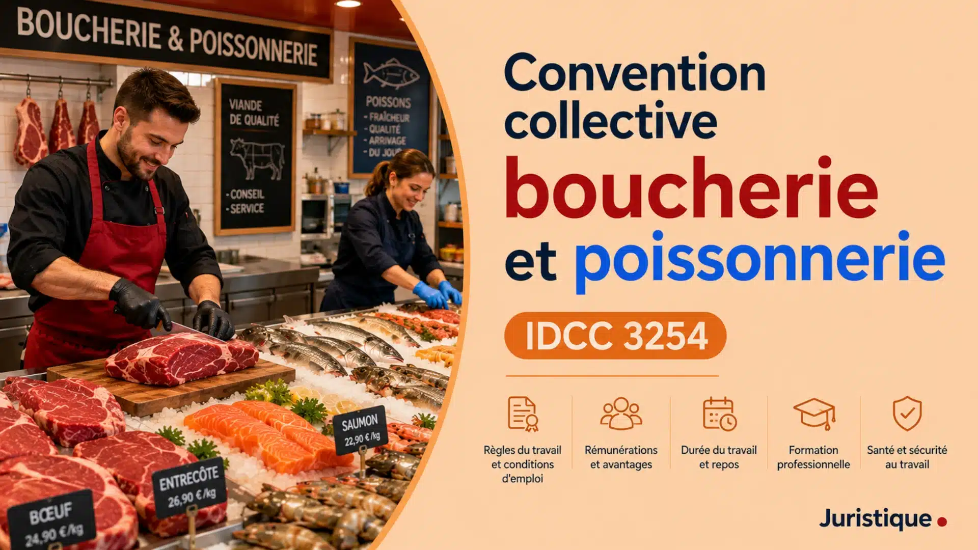 Acheter la convention collective de la boucherie et poissonnerie
