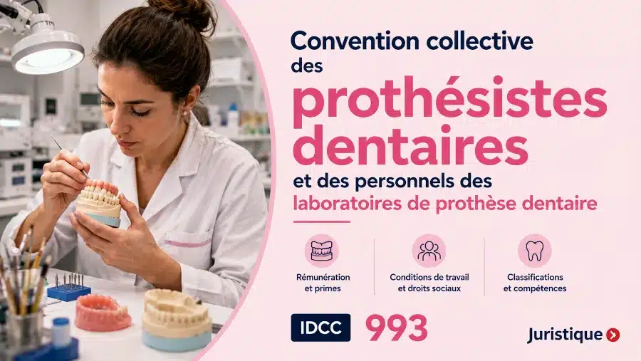 Convention collective des prothésistes dentaires et des personnels des laboratoires de prothèse dentaire – IDCC 993