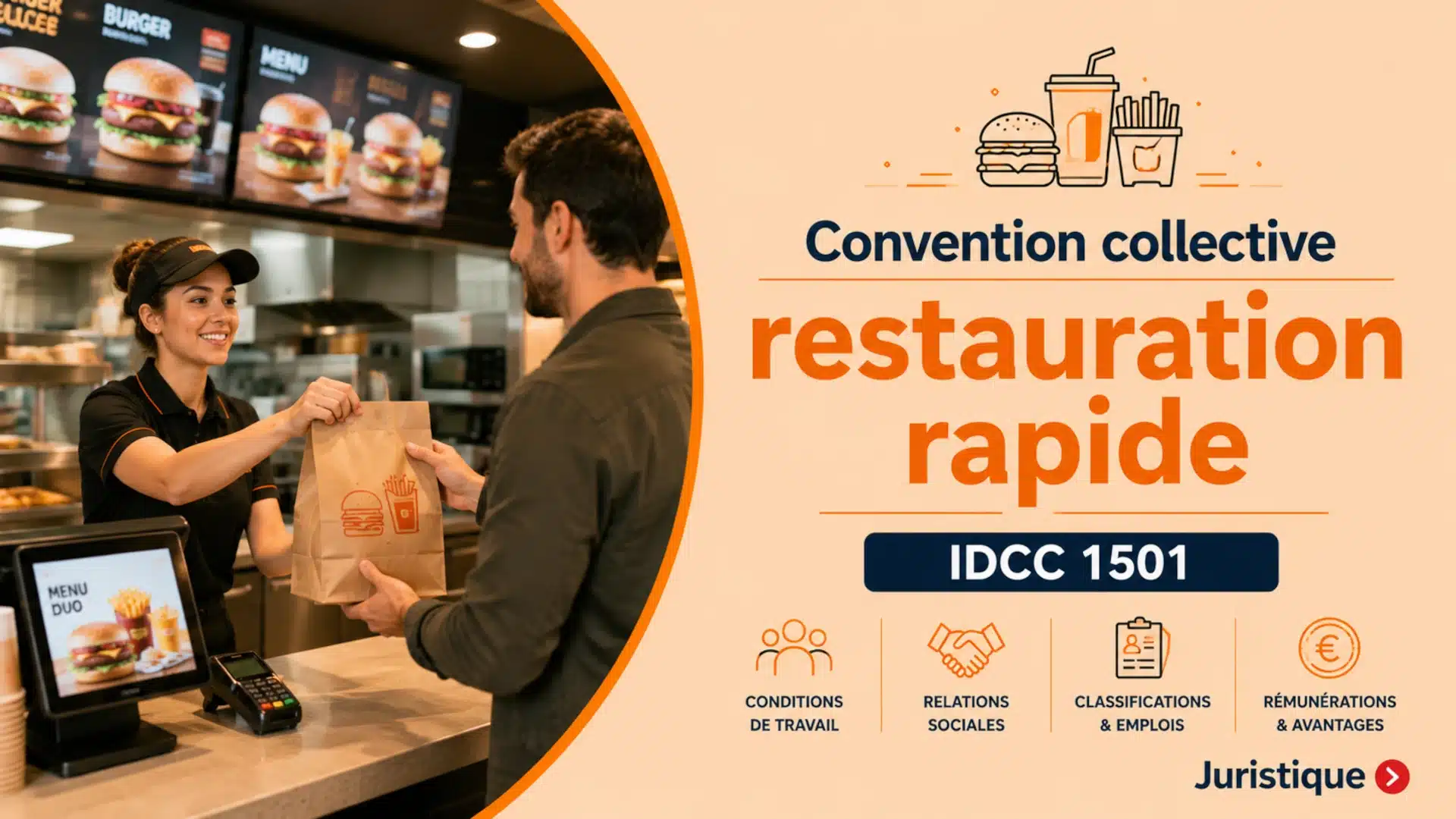 Acheter la convention collective de la restauration rapide