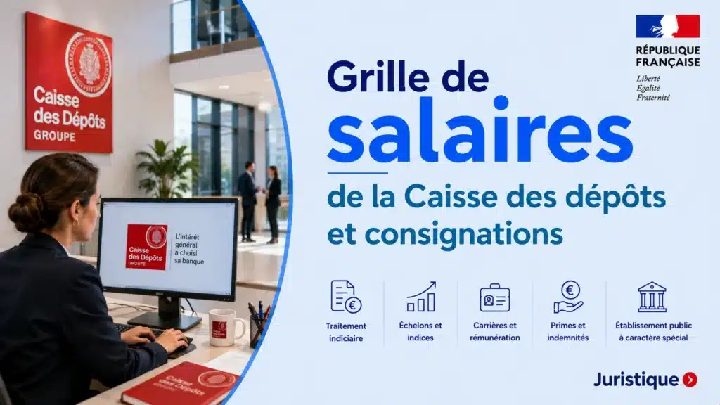 Grille des salaires de la fonction publique de la Caisse des dépôts et consignations