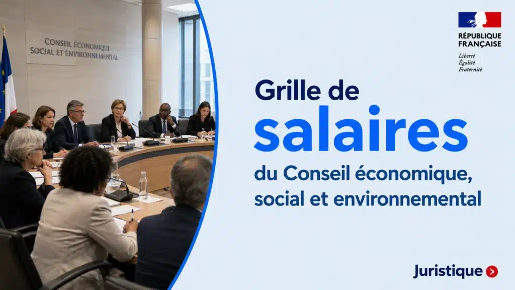 Grille des salaires de la fonction publique du Conseil économique, social et environnemental