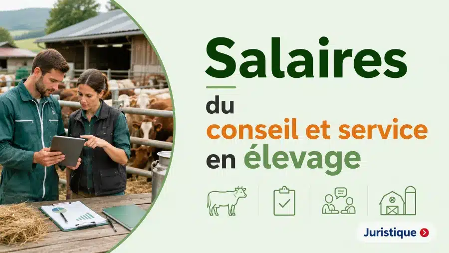 Rémunérations minimales du conseil et service en élevage en 2026