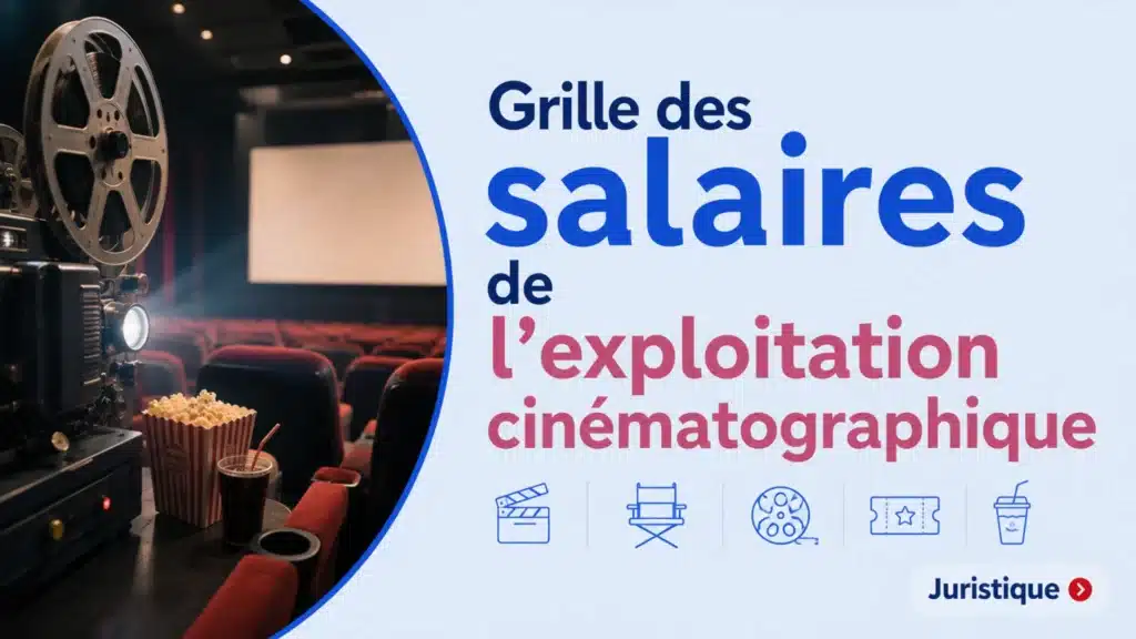 Grille des salaires 2026 de l’exploitation cinématographique