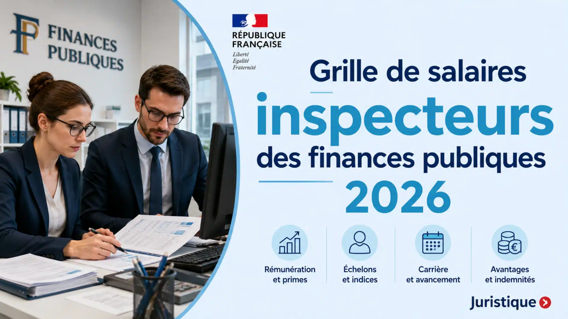 Grille de salaires des inspecteurs des finances publiques en 2026