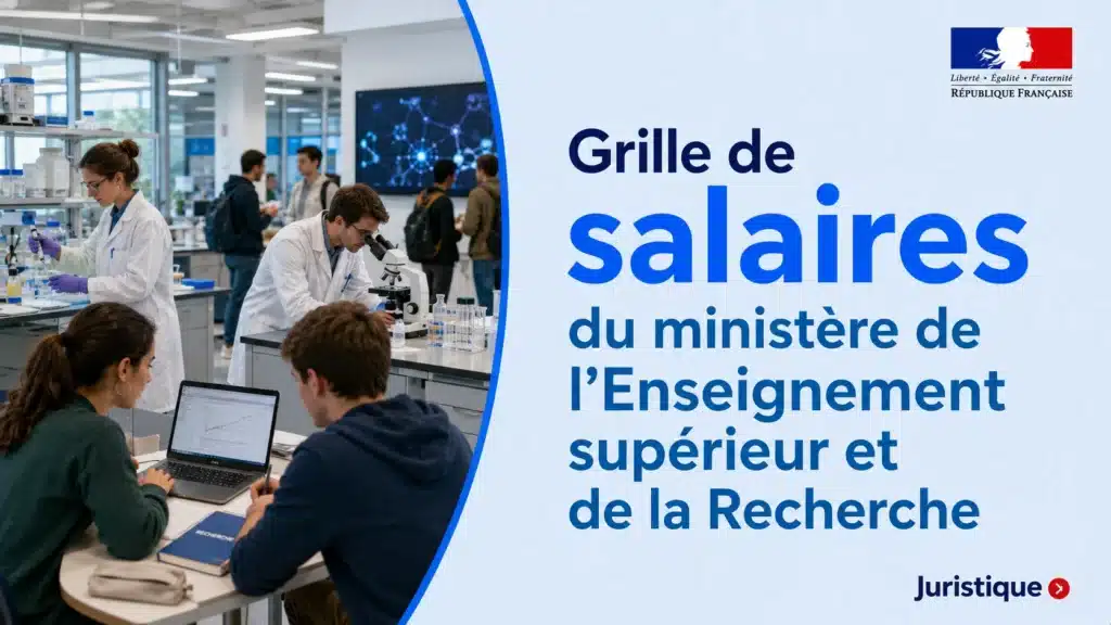 Grille des salaires de la fonction publique du ministère de l’Enseignement supérieur et de la Recherche