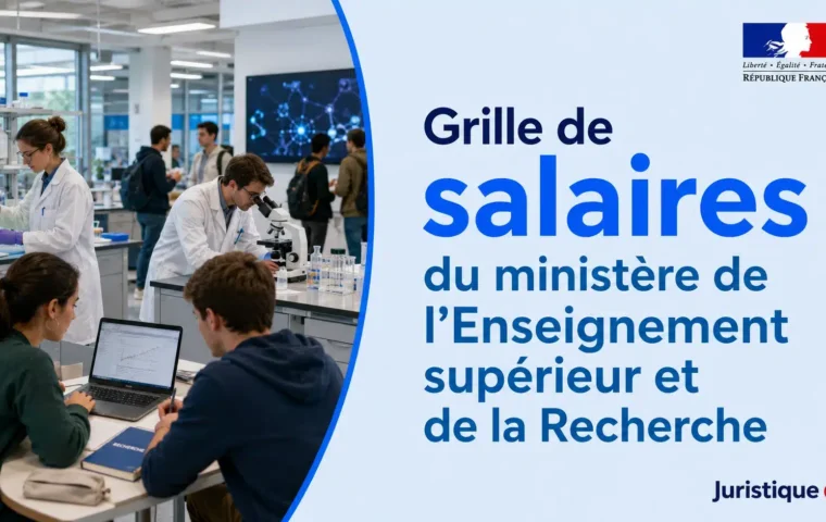 Grille de salaires des ingénieurs du ministère chargé de l’enseignement supérieur et de la recherche du ministère de l’Enseignement supérieur et de la Recherche en 2026