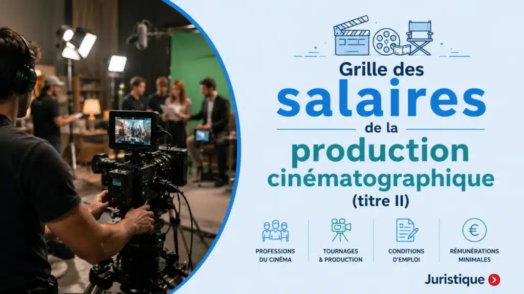 Grille des salaires 2026 de la production cinématographique (titre II)