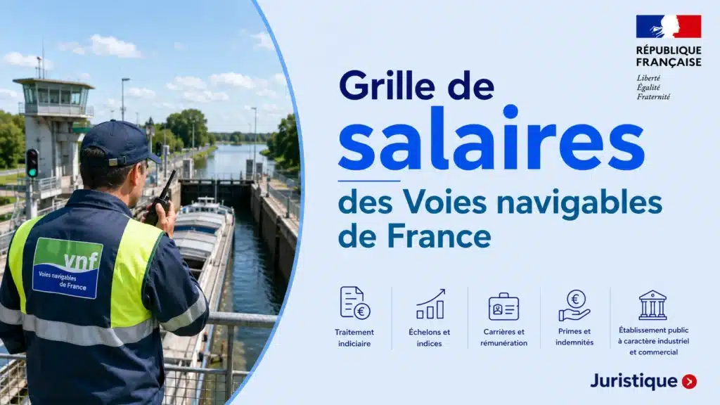 Grille des salaires de la fonction publique de Voies navigables de France