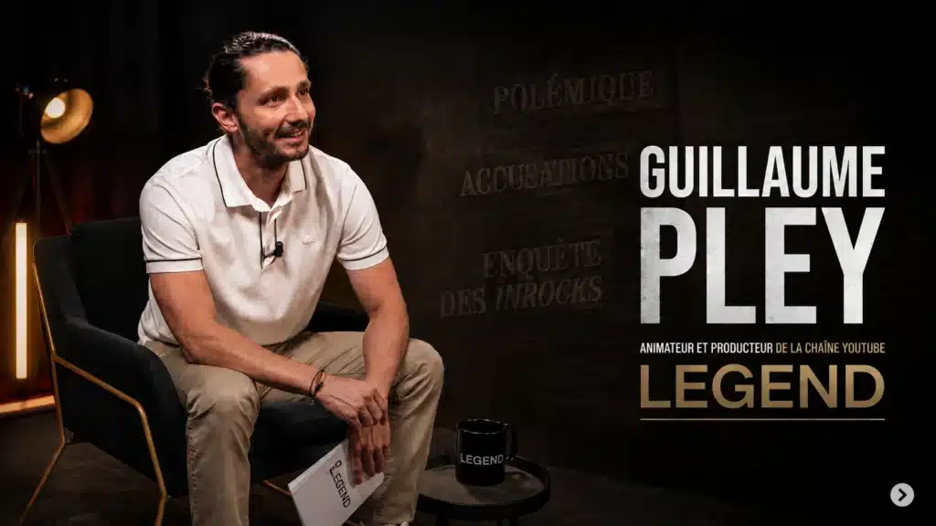 Portrait de Guillaume Pley, créateur de la chaîne YouTube Legend