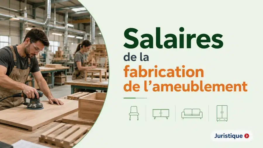 Rémunérations minimales de la fabrication de l’ameublement en 2026