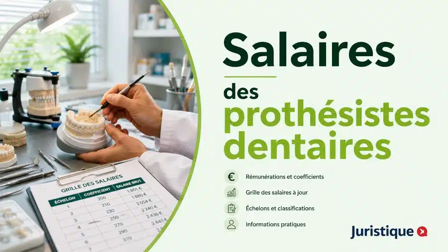 Rémunérations minimales des prothésistes dentaires en 2026
