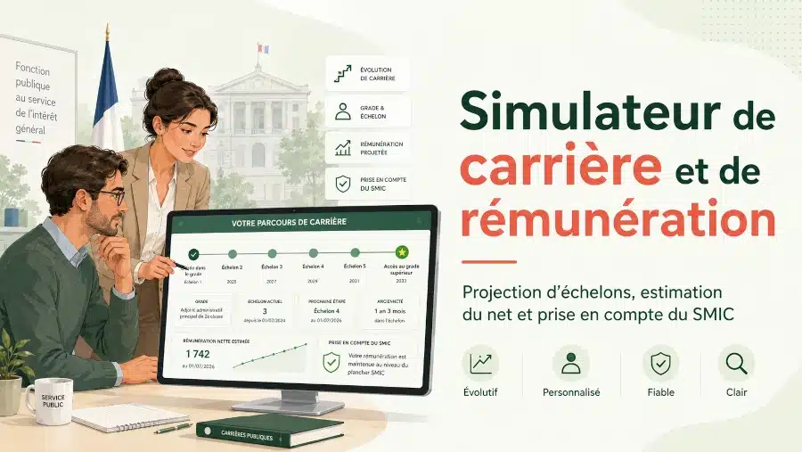 Simulateur de carrière et de rémunération dans la fonction publique