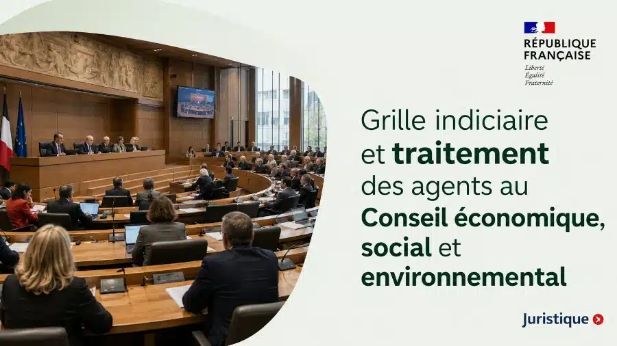 Grille indiciaire et traitement des agents du Conseil économique, social et environnemental