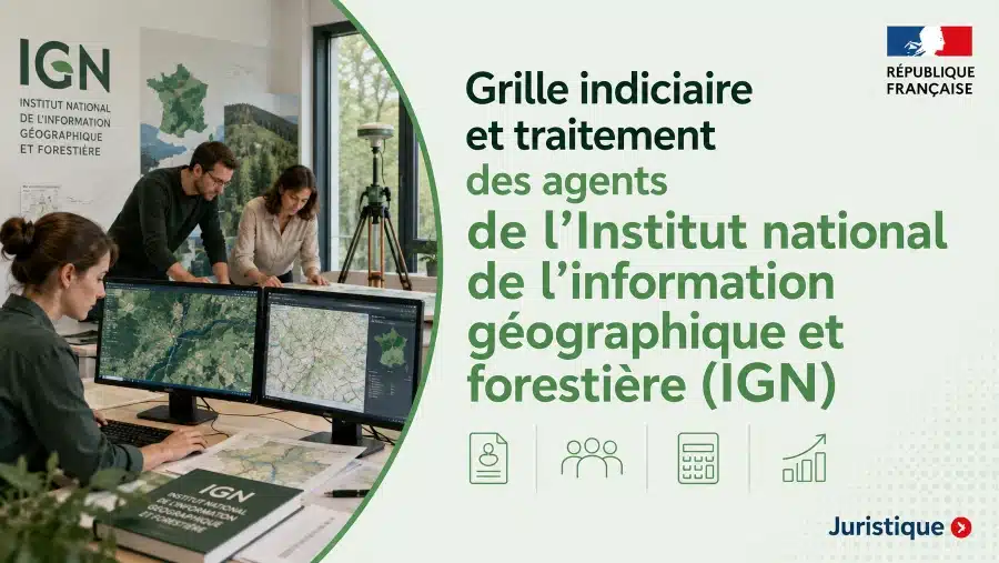 Salaires des géomètres de l'IGN en 2026
